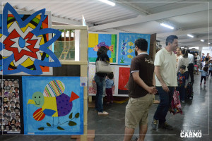 Vernissage da mostra de artes "Mundo Colorido".